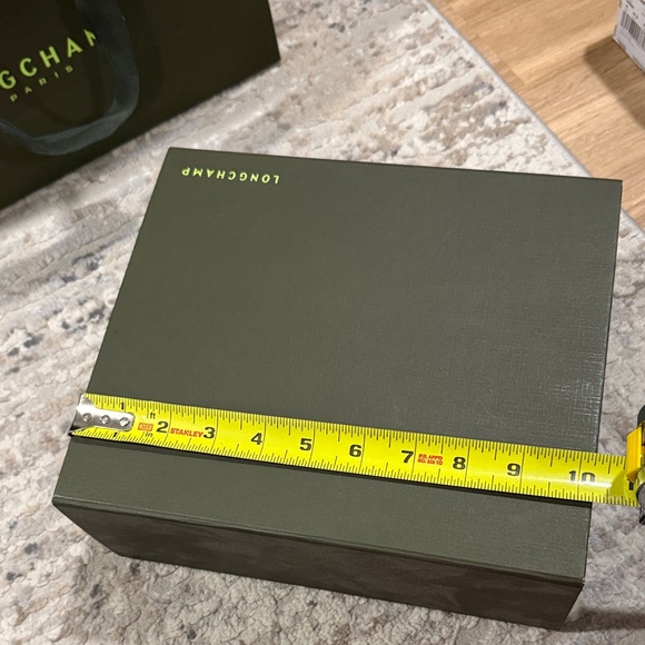 LongChamp Olive Green Box and Bag Set - Picture 3 of 4